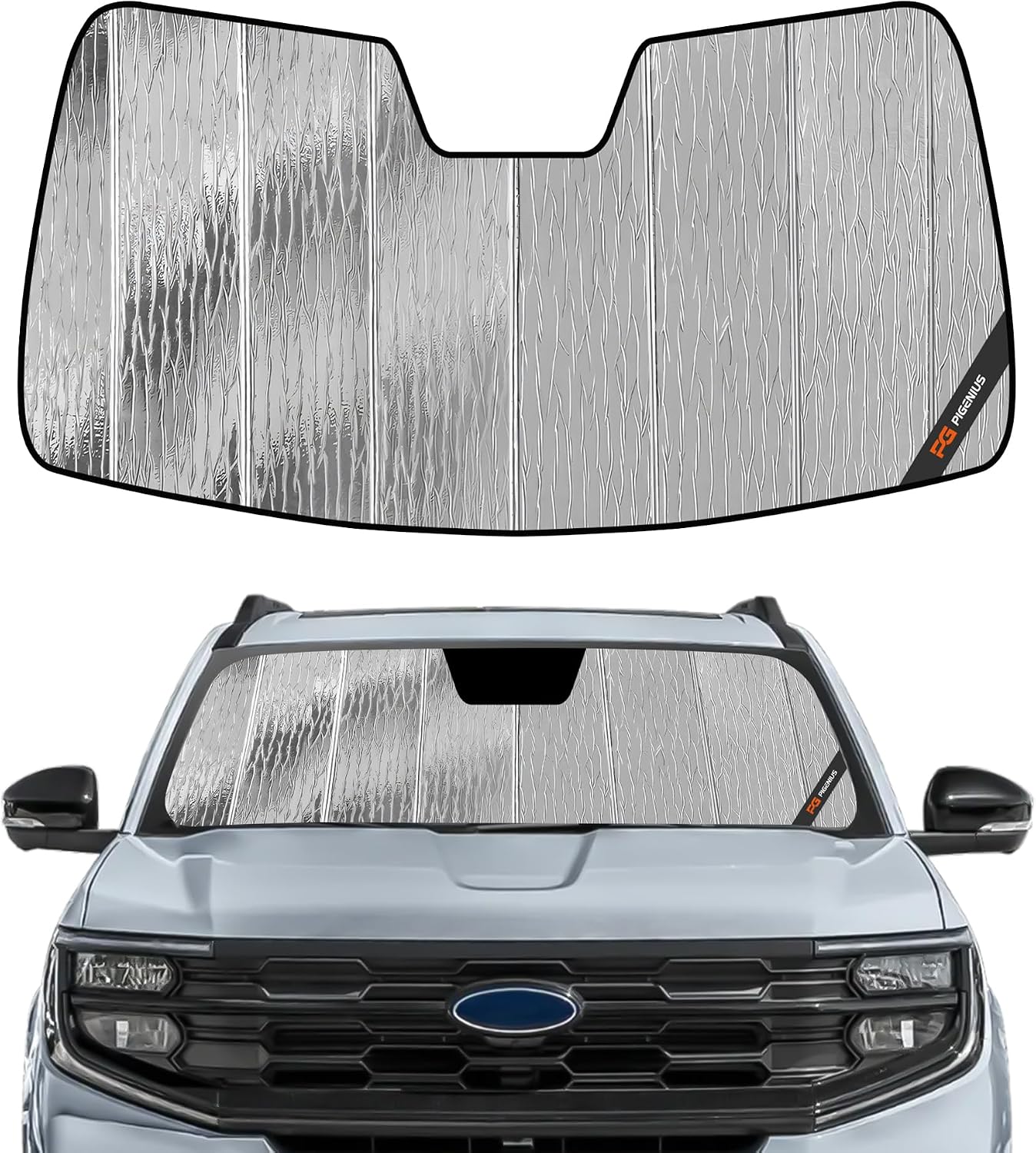 Pigenius Windshield Sunshade for Ford Expedition 2025-2026 Front Window Sun Shade - AstraGuard