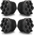 Yesland Tire Dressing Applicator, 4 Pack Tire Shine Applicator Dressing Pad - Hex Grip Design Car Cleaning Supplies - Durable & Reusable Tire Foam for Tire Detailing