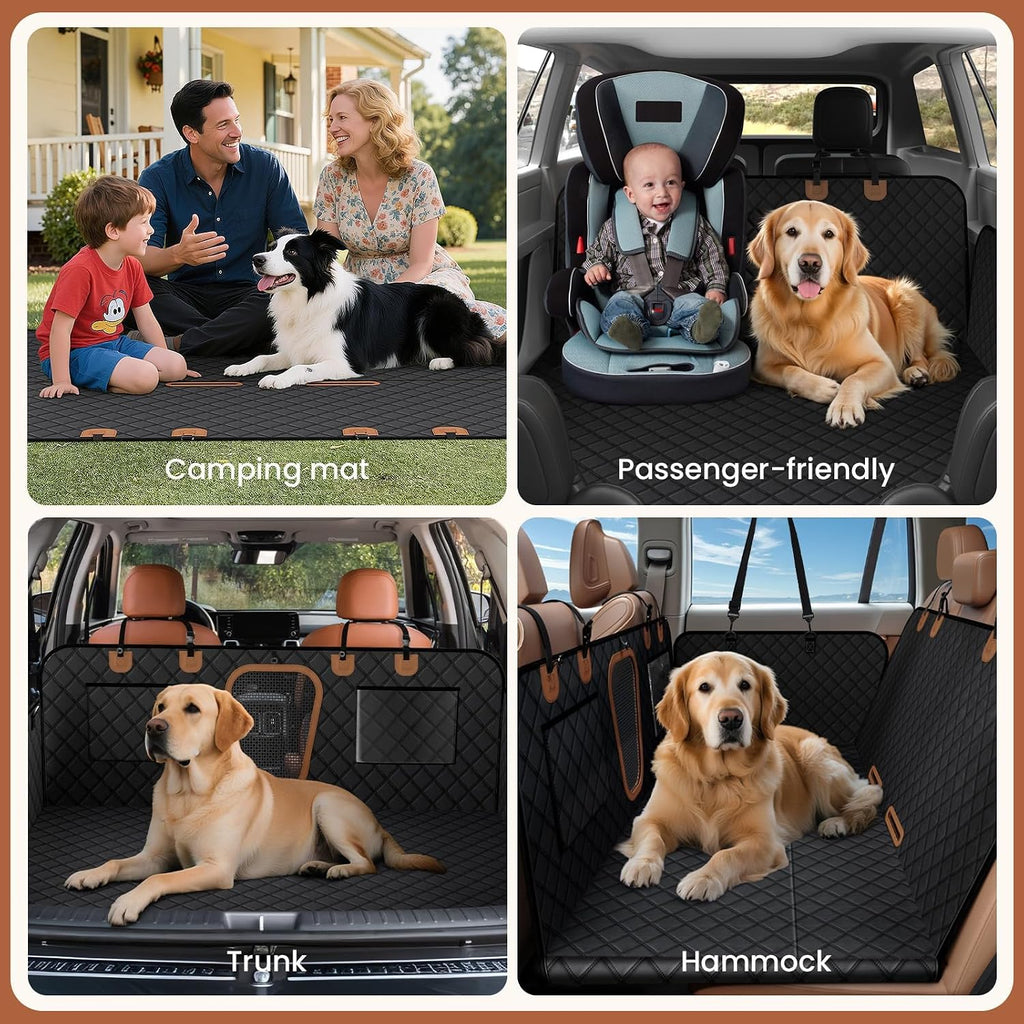 a-pce 600d heavy duty dog car seat cover on a desk or shelf