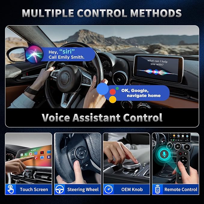 4-in-1 Wireless CarPlay Adapter & Android Auto Wireless Adapter, Stream Netflix - Image 7