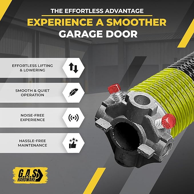 Garage Door Torsion Spring 207x1.75x30 Includes 1” Steel Bearing, Non-Slip - Image 5