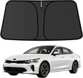 K5 Windshield Sun Shade for Kia K5 GT-Line GT 2020-2024 2025 Blocks UV Rays Accessories,1:1 Custom Foldable Thickened Wear-Resistant Front Window Sunshade Visor,Keeps Your Car Cooler