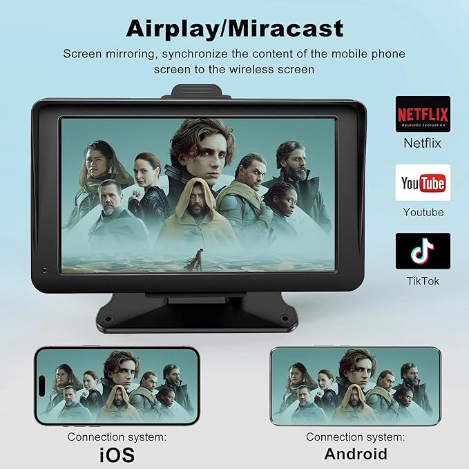 Apple Carplay Screen for Car, - Image 8