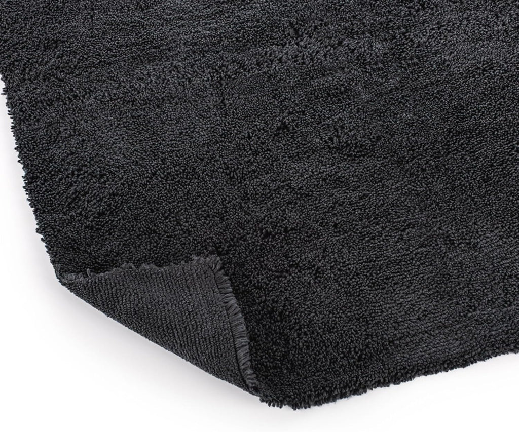 The Rag Company - Creature Edgeless Auto Detailing Towels (10-Pack) Professional 70/30 Blend, Dual-Pile Plush Microfiber, Buffing & Polishing, 420gsm, 16in x 16in, Black