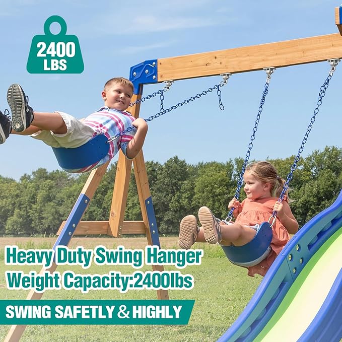 BETOOLL Swing Hangers with Bearing, Heavy Duty Porch Swing Hanging Kit - Image 4
