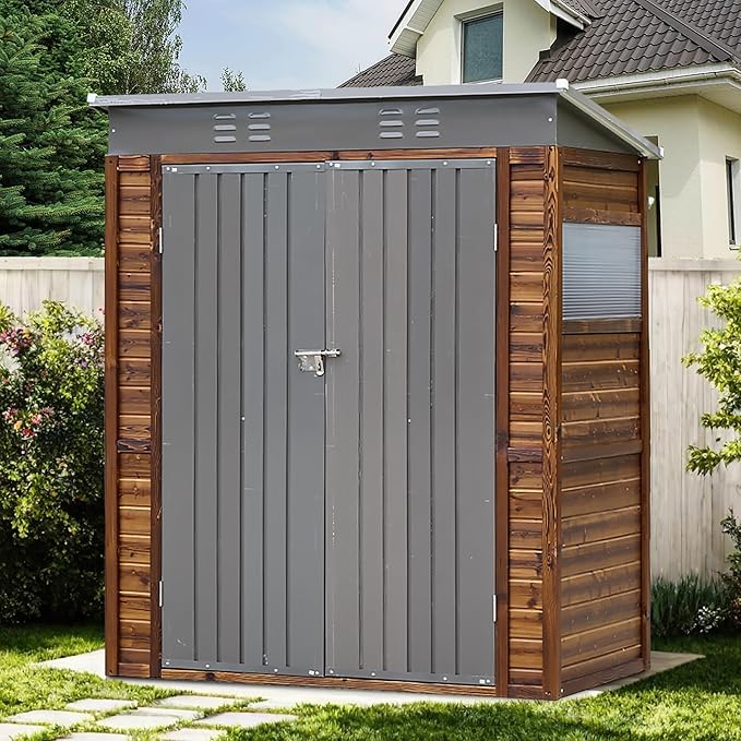 5x3 FT Outdoor Lean to Shed by Zolyndo