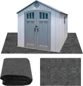 Ogrmar 10 x 10 FT Outdoor Storage Shed Mat, Waterproof Storage Shed Flooring Mat by Ogrmar