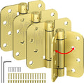 4 inch self closing door hinges,4-pack spring loaded, main product view