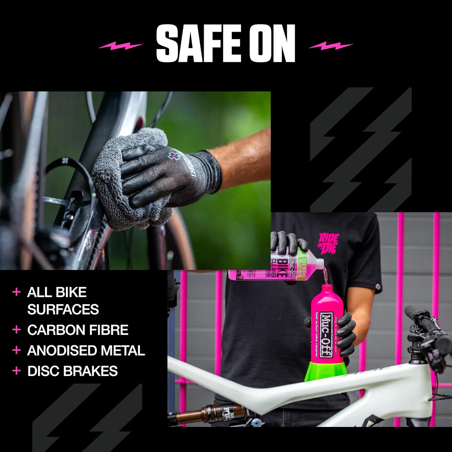 Muc-Off Bike Cleaner Concentrate | Powerful Nano Tech Bike Cleaner | Safe on Carbon Fibre, Biodegradable Formula for Bicycle and Motorcycle Cleaning