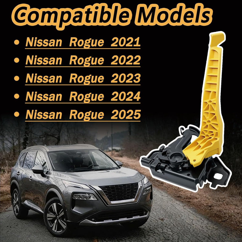 Front Hood Release Lock Catch Latch Compatible with Nissan Rogue 2021-2025, Front Hood Latch Lock Assy Replace for 656016RA0A 65601 6RA0A 65601-6RA0A
