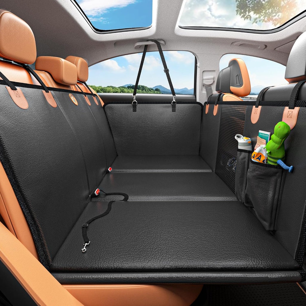 hard bottom dog car seat cover for back, main product view