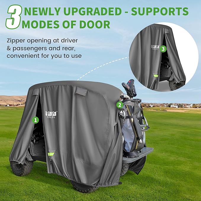 10L0L Heavy Duty Golf Cart Cover - Image 4