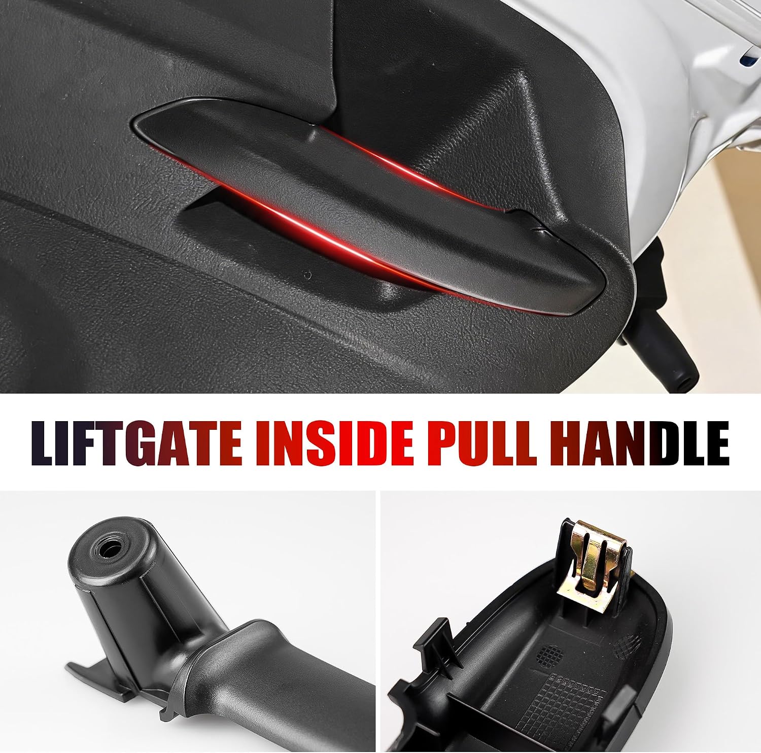 Liftgate Inside Pull Handle Fit for 2013-2019 Ford Escape, Tailgate Grab Handle Replaces CJ5Z78434A14AA 7831458-AA