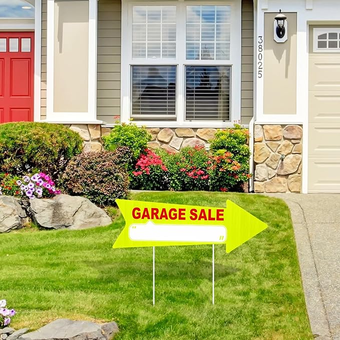 Wenqik 12 Pcs Garage Sale Signs - Image 4