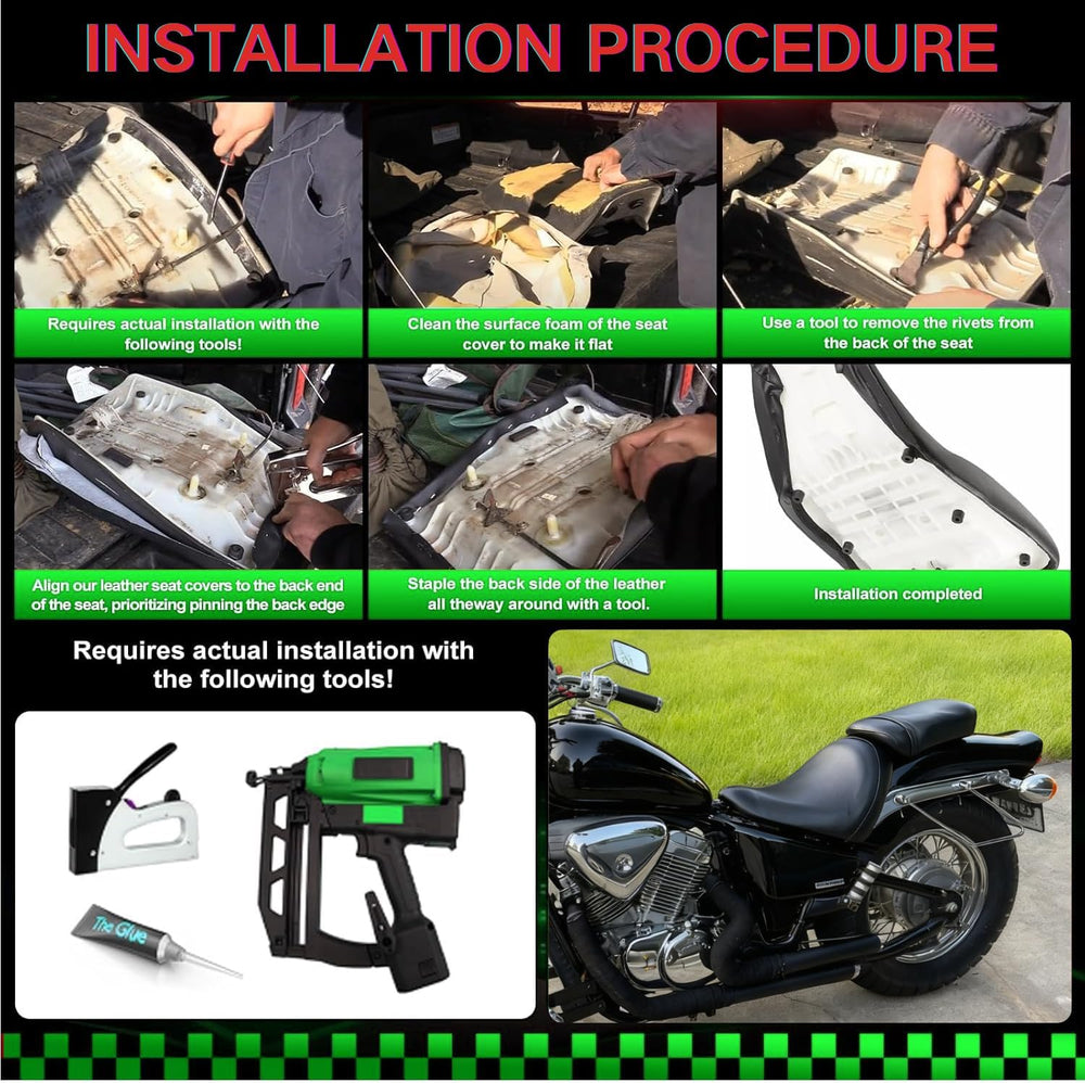 Full Wrap-Around Seat Cover for Honda VT 600 VT600 C/CD Shadow VLX Deluxe 198...
