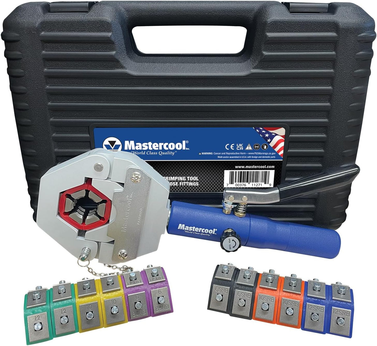 mastercool 71500-a hydra-krimp a/c hose crimper, main product view