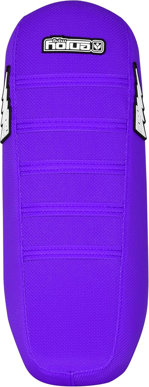 Enjoy Mfg Seat Cover - Compatible with E Ride Pro E-Ride Pro eRide Pro Electric Bike (Color Rib) Bolt #433 (All Purple with Purple Ribs)