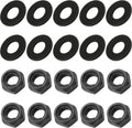 Caltric Wheel Nut And Washers Compatible with Yamaha Grizzly 600 YFM600F 4x4 1999-2001 / Warrior 350 YFM350X 1995-2003 / YFZ450 SE LE 2004-2005 Front and Rear