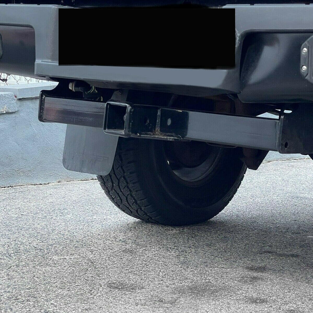 for Ford for Ranger 1983-2011, for Mazda for B3000 1994-2008 Class 3 Rectangular Trailer Hitch Towinig 2" Steel Rear Black 1 Piece Set LUCK000916