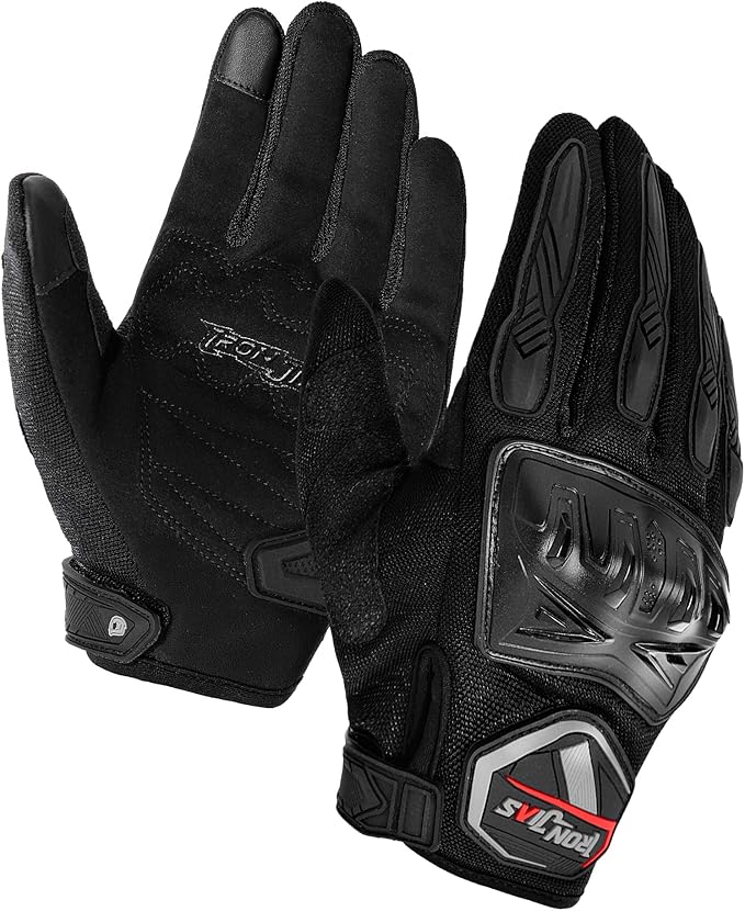 BORLENI Motorcycle Riding Gloves Touch Screen Full Finger Glove Motocross Road by BORLENI
