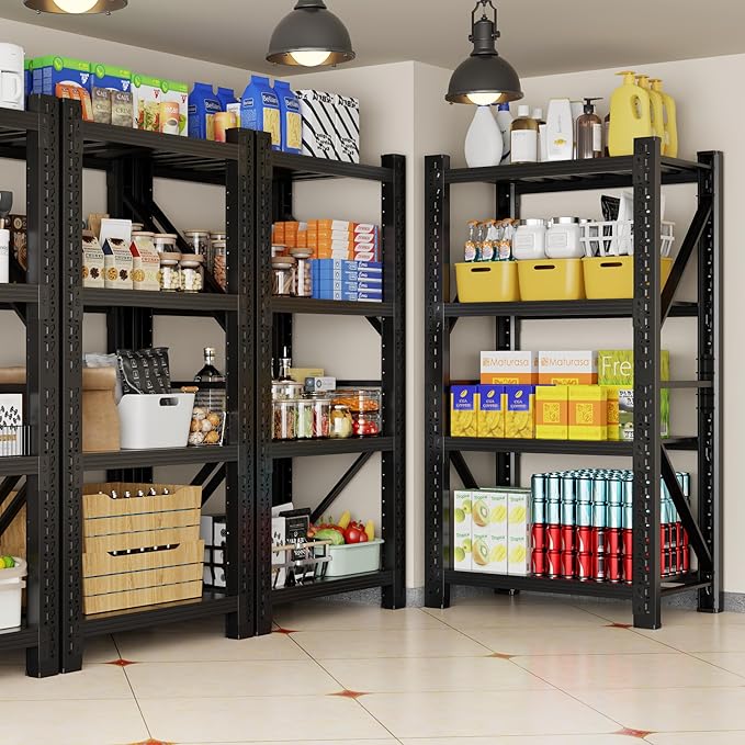 3000LBS Garage Shelving 32" W Garage Shelving Heavy Duty 4-Tier Metal Storage - Image 6
