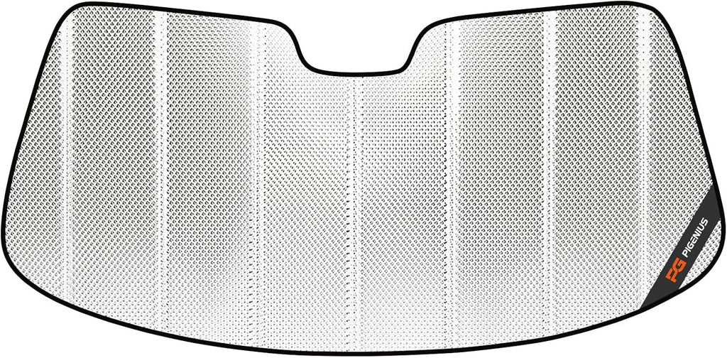 Pigenius Windshield Sun Shade for Ford F150 2009-2014. Reflective Aluminum Film Front Window Sunshade - BLAZBLOCK