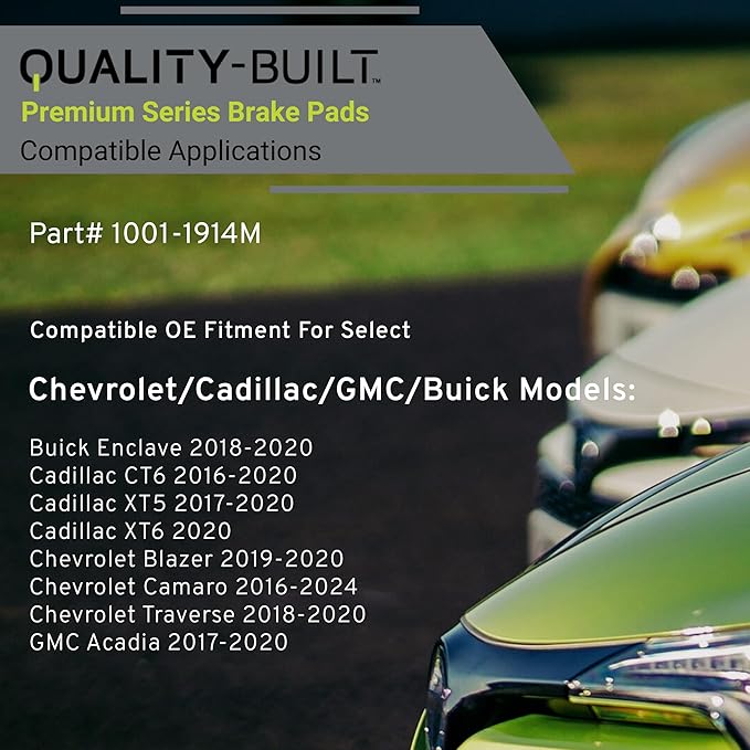 Premium Semi-Metallic Rear Brake Pads Compatible - Image 3