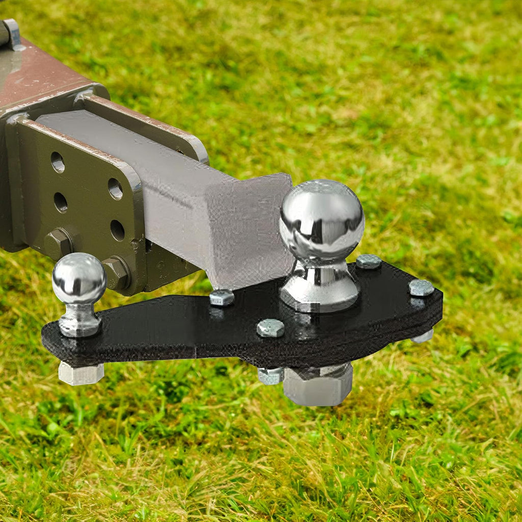 Eaz-Lift Powder Coated Steel Easy to Install Sway Control Left or Right Utility Ball Mount Adapter for 2 Inch Ball Mounts, Gray