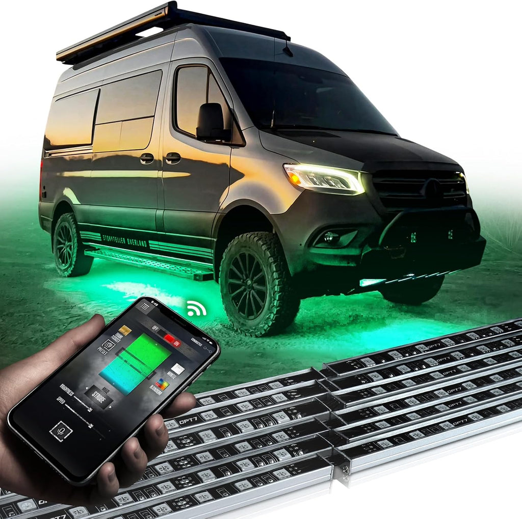 OPT7 Aura Pro Underglow Lights for Class B & B+ RV Motorhomes