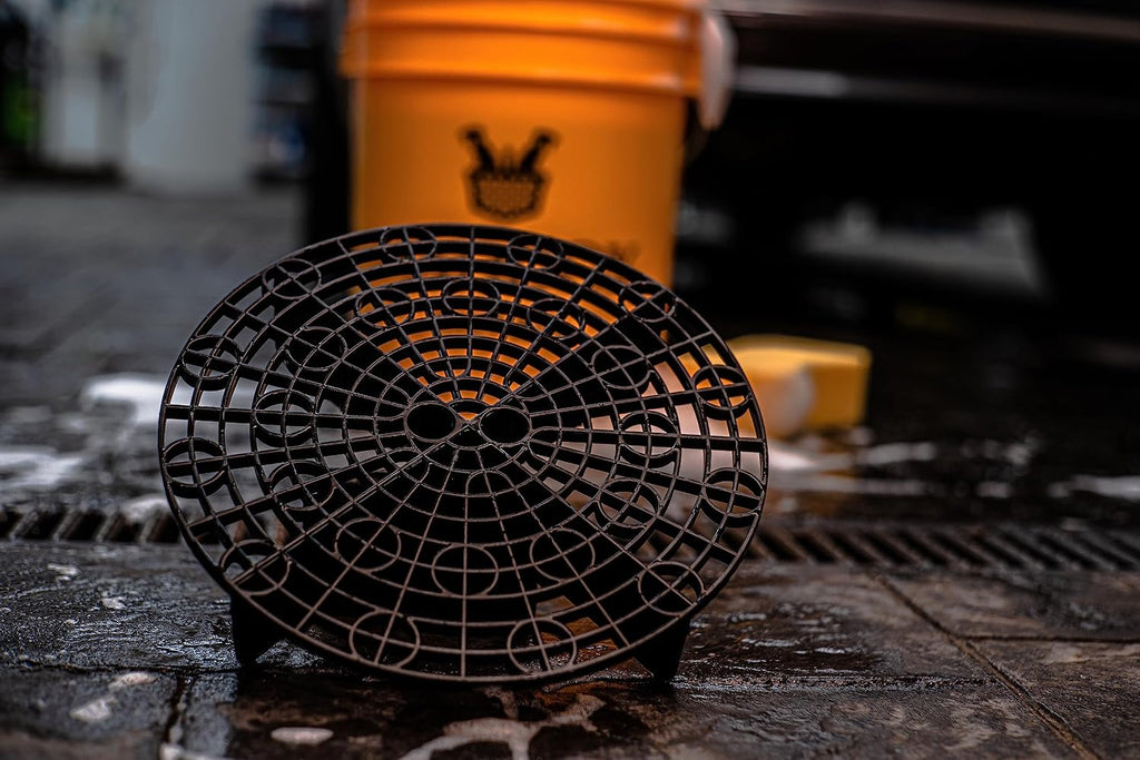 Maddox Detail – Grit Trap | Diameter 26cm Height 6cm | Protective Car Grid for Cleaning Bucket | Prevents Scratches and Separates Dirt During Washing | Exterior and Interior Car Cleaner