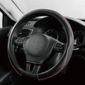 PIC AUTO Steering Wheel Cover, Sports Carbon Fiber and Super Breathable Leather by PICAUTO