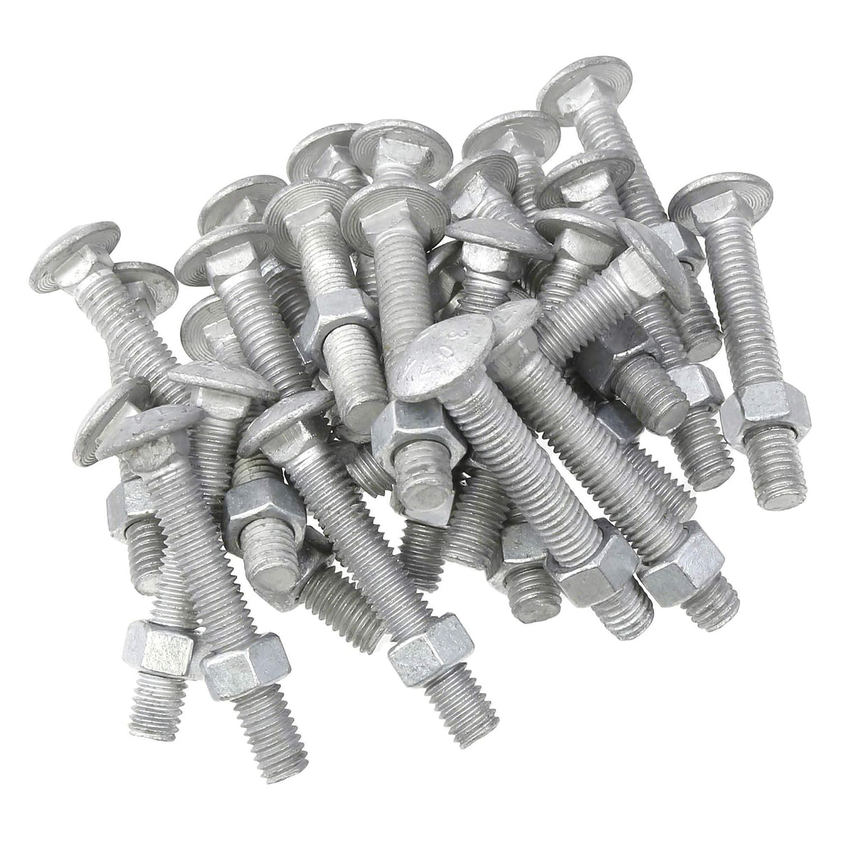3/8 x 2 1/2" long carriage bolts with, main product view