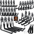 housolution steel garage hooks - 30pack anti-slip coating, main product view