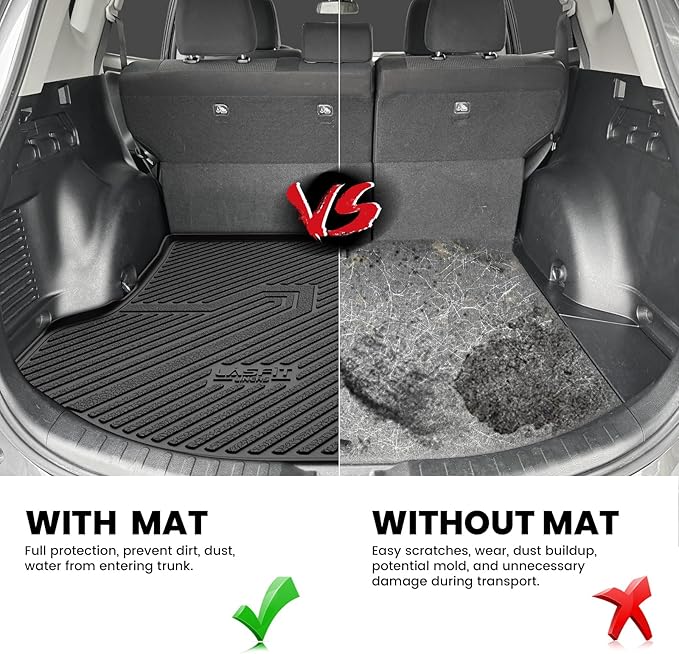 LASFIT Cargo Mat Fit for Toyota RAV4 2013-2018 TPE All Weather RAV4 Hybrid and - Image 4