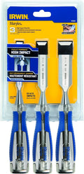 irwin tools marples high-impact chisel set, 3-piece (1819362), main product view