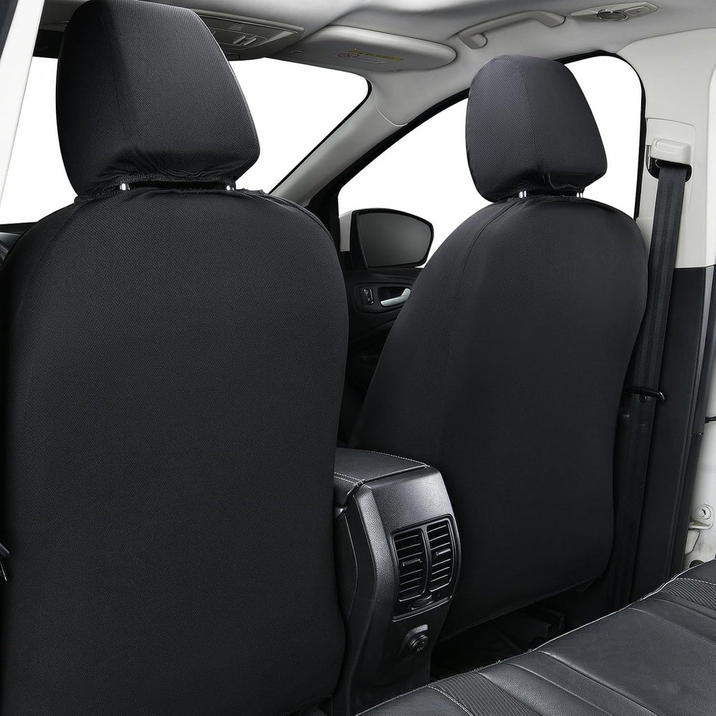 flying banner car seat covers faux leather waterproof, side view
