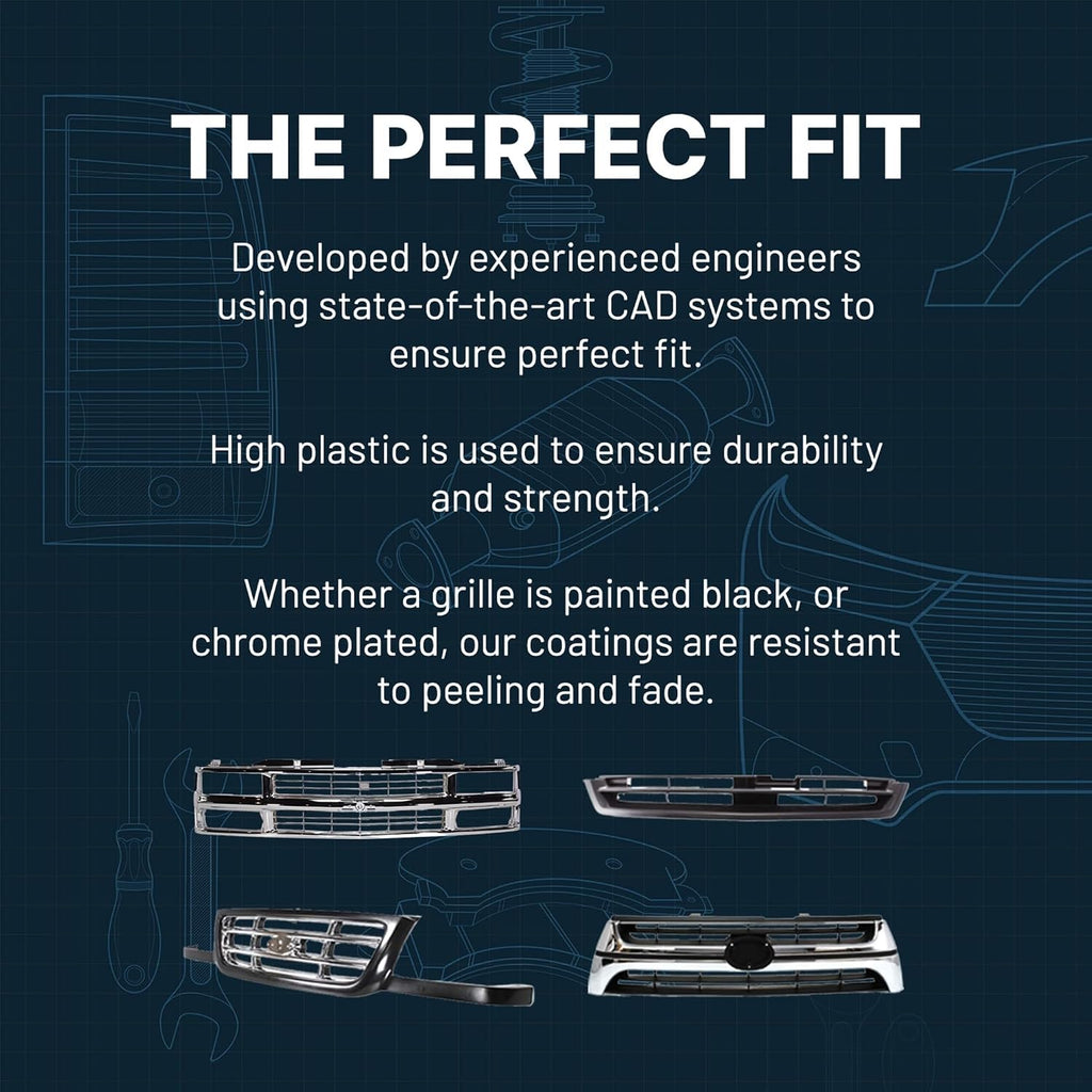 Garage-Pro Grille Assembly Compatible with Ford F-250 Super Duty 2006-2007