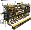 large 49''wide power tool organizer wall mount, charging, main product view