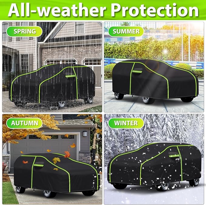 6 Layers Full Car Cover for 1994-2024 Ford Mustang - Image 6