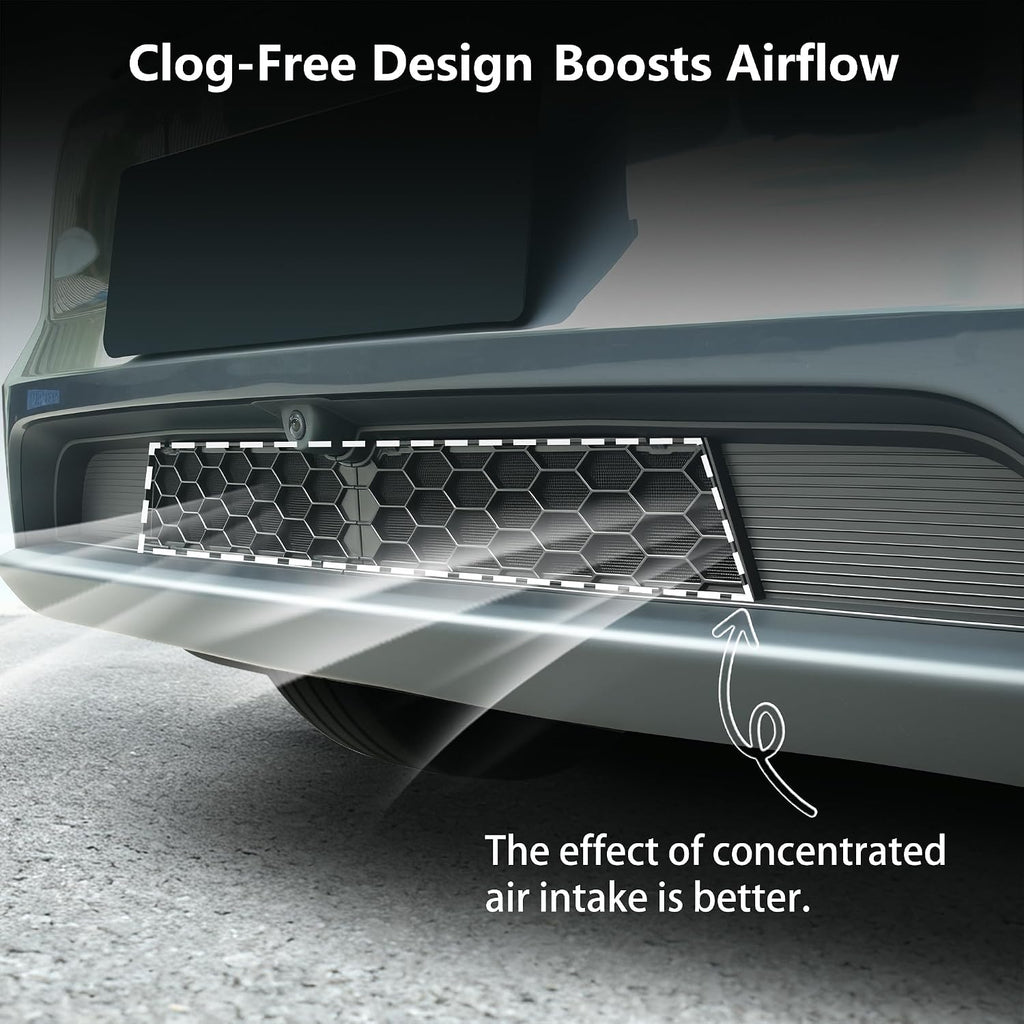 Front Grill for Tesla Model Y 2025 2026 Juniper Mesh Grille Grid Inserts Air Inlet Vent Grille Cover Replacement With Insect Protection Accessories (Not fit 2026 Standard & Performance)