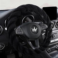 Luxury Fluffy Winter Car Steering Wheel Cover by HighnessHwoo