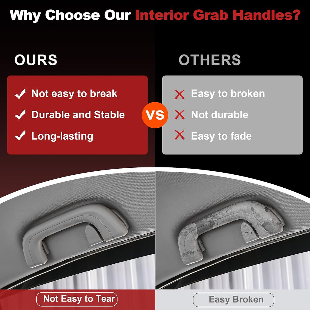 Rear Right Side Roll Bar Grab Handles for Audi Q5 for Audi A4 / A4 Avant Interior Grip Handle Holder with Hook Grip Handle Ceiling Handrail 8K0857607