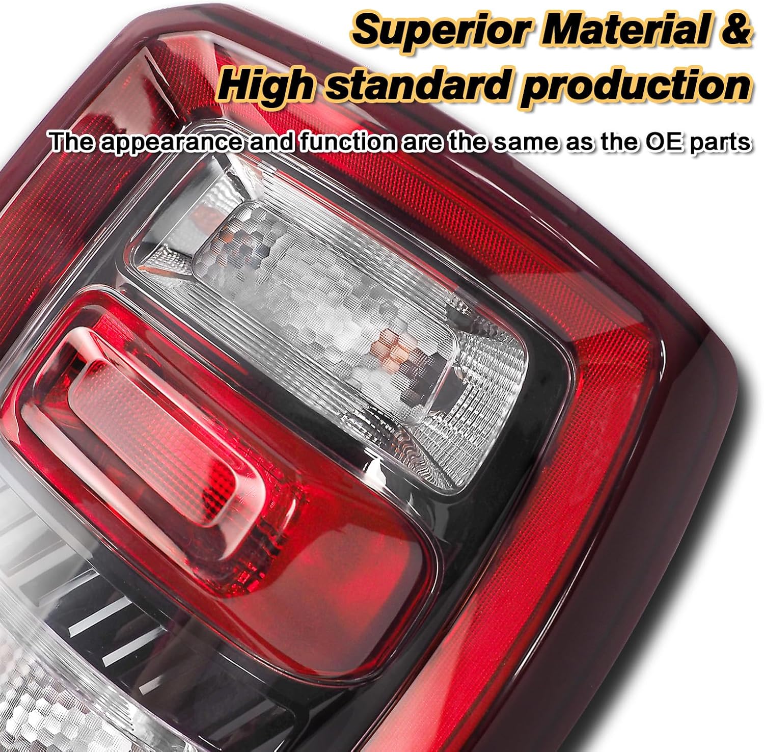 Tail lights Compatible with 2021 2022 2023 2024 2025 Ford Bronco Sport Rear Lights Assemblies OE Factory Style LED Model Tail Lamps Replace M1PZ13404A (Right Passenger Side)