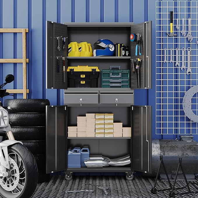 Metal Garage Storage Cabinet - Image 8