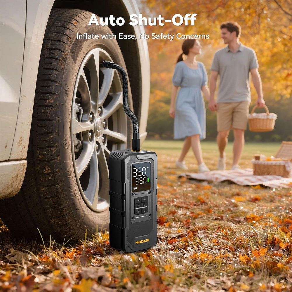 Tire Inflator Portable Air Compressor, Up to 160 PSI Car Tire Inflator, Cordl...