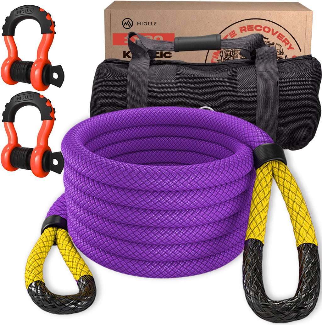 MiolleGear Kinetic Recovery Tow Ropes