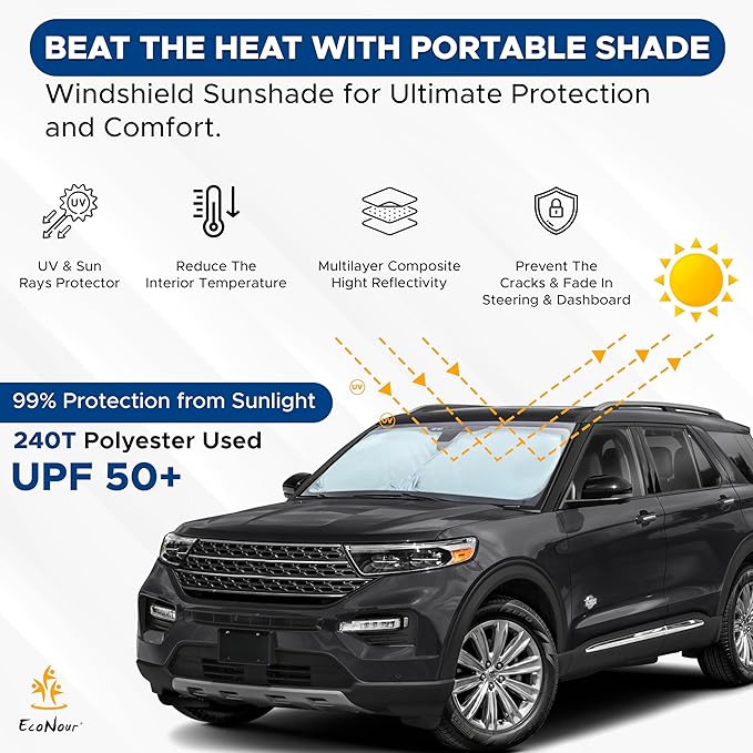 EcoNour Windshield Sun Shade - Image 8