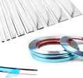 16Ft Chrome Silver Extra Thick Auto Molding Trim Universal Bumper Window Door Body Side Decorative Strip Scratch-Proof (Width: 5/16inch [8mm])