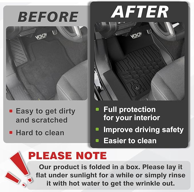TripleAliners Floor Mats All Weather Liners Compatible - Image 7