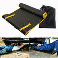 SUNCARACCL Upgrade Magic Rolling Creeper Mat, Under Car Repair Pad, 60x28 Inch Mechanics Mat for Low Clearance, Automotive Creeper Mat with Portable Storage Bag, Working on Uneven Road (Yellow)